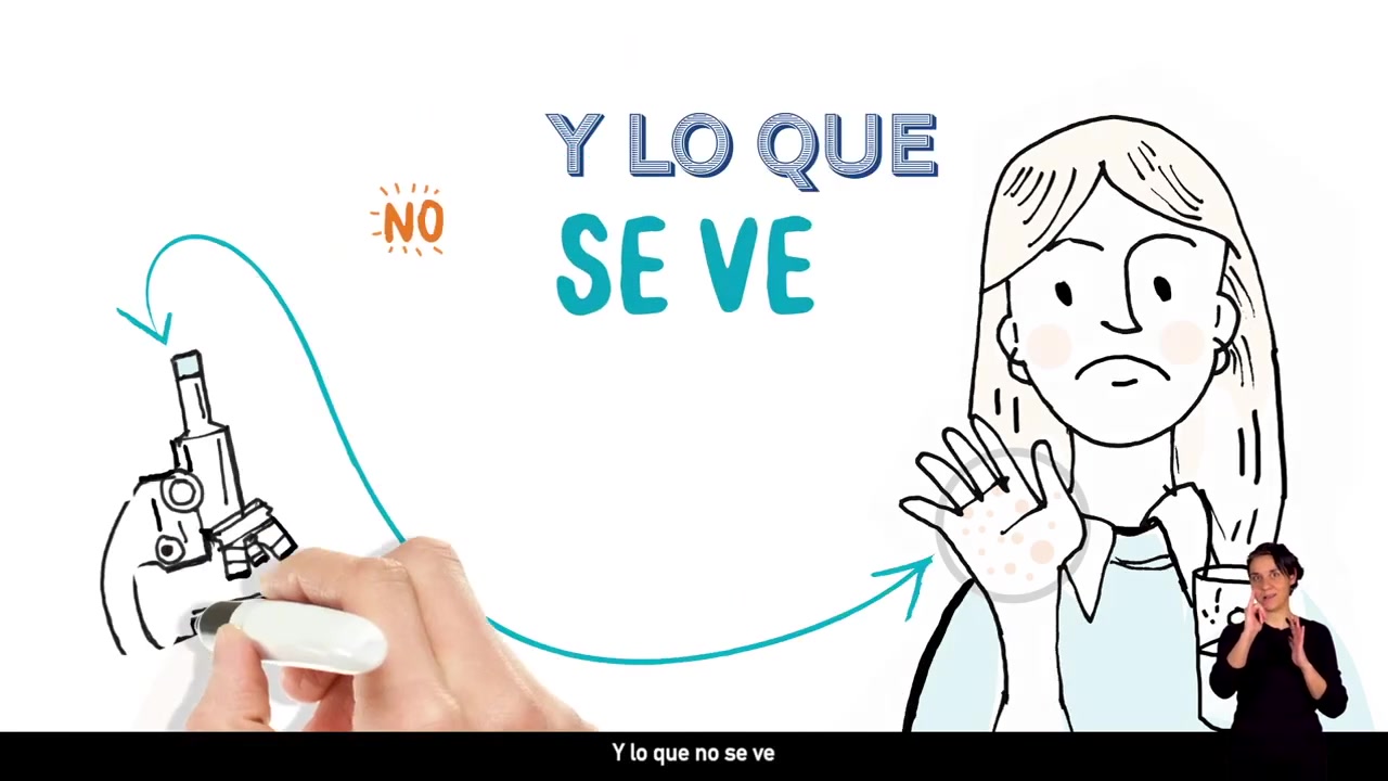 Still from the Ministry of Health's hand hygiene campaign animation